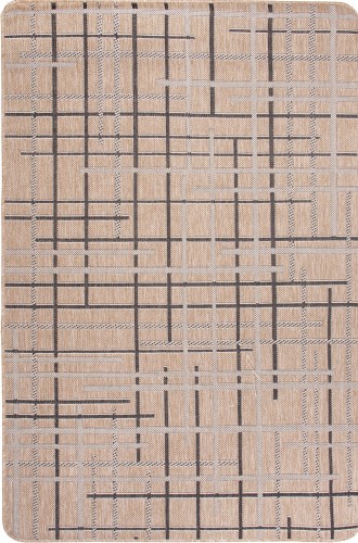 DYWAN FLEX 19507/P01 SZNURKOWY  ANTYPOŚLZGOWY KRESKI BEŻOWY