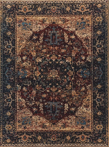 DYWAN WEŁNIANY ROMES 200X300 AGNELLA ISFAHAN GRANAT