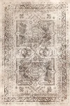DYWAN  VINTAGE AGNELLA ISFAHAN HESTIA 160X240 BIAŁY 100%WEŁNA  