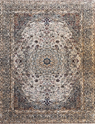 DYWAN 100% WEŁNIANY LUNARA AGNELLA ISFAHAN CIEMNY BEŻ
